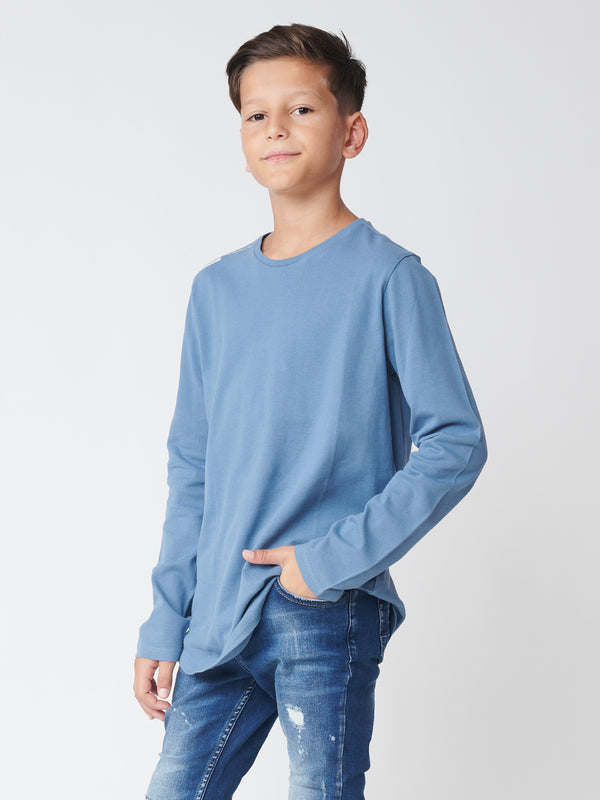 BASIC + LONG SLEEVE T Blue / 14