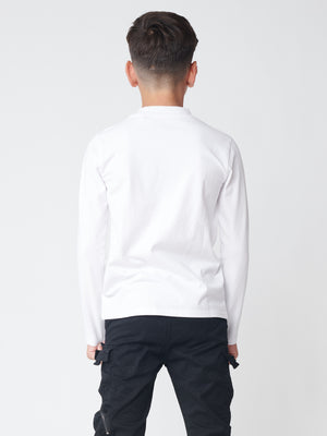 LONG SLEEVE T White / 14