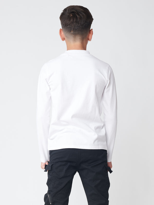 LONG SLEEVE T White / 14