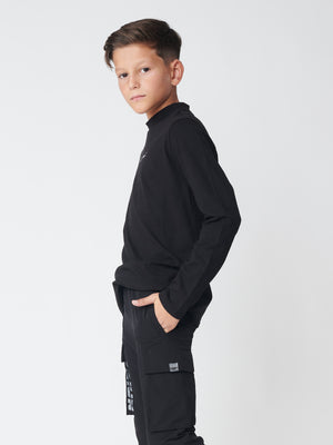 LONG SLEEVE T Black / 14