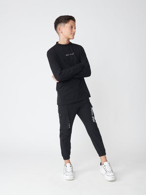 LONG SLEEVE T Black / 14