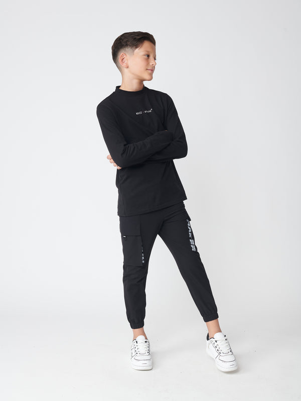 LONG SLEEVE T Black / 14