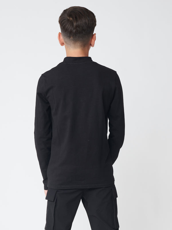 LONG SLEEVE T Black / 14