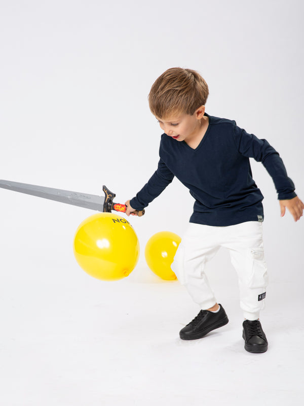 BASIC LONG SLEEVE T Navy / 14