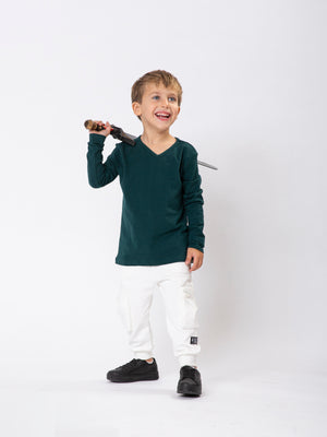 BASIC LONG SLEEVE T Green / 14