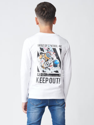 LONG SLEEVE T White / 14