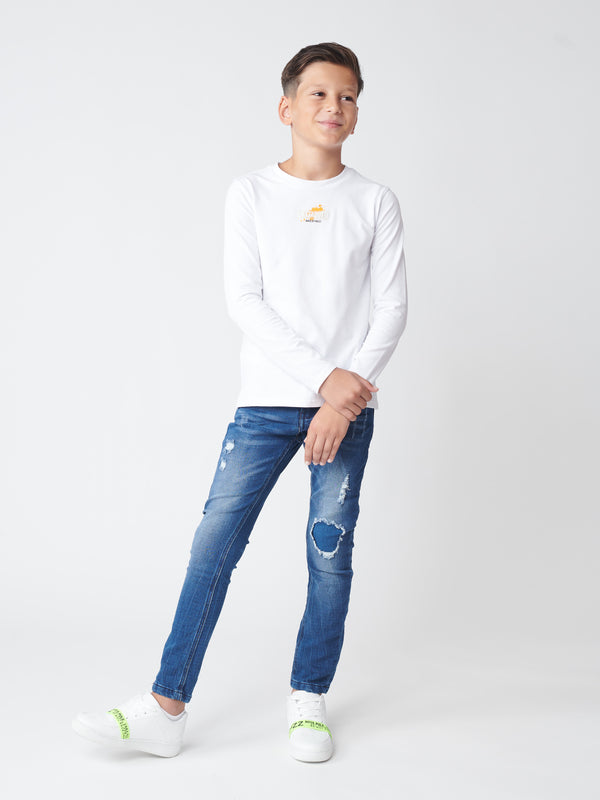 LONG SLEEVE T White / 14