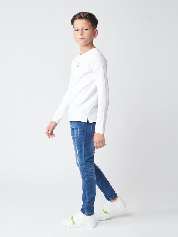 LONG SLEEVE T White / 14