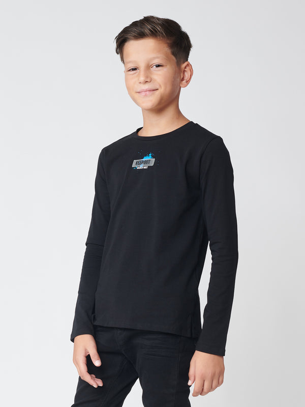 LONG SLEEVE T Black / 14
