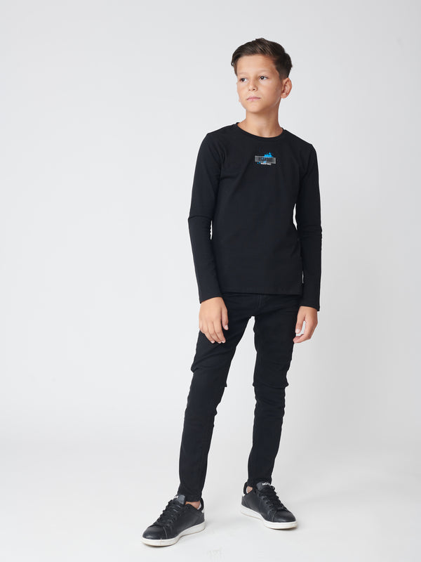 LONG SLEEVE T Black / 14