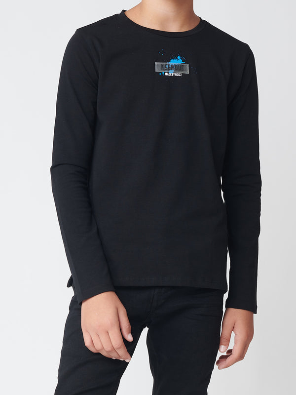 LONG SLEEVE T Black / 14