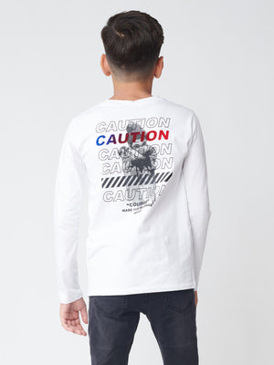 LONG SLEEVE T White / 14