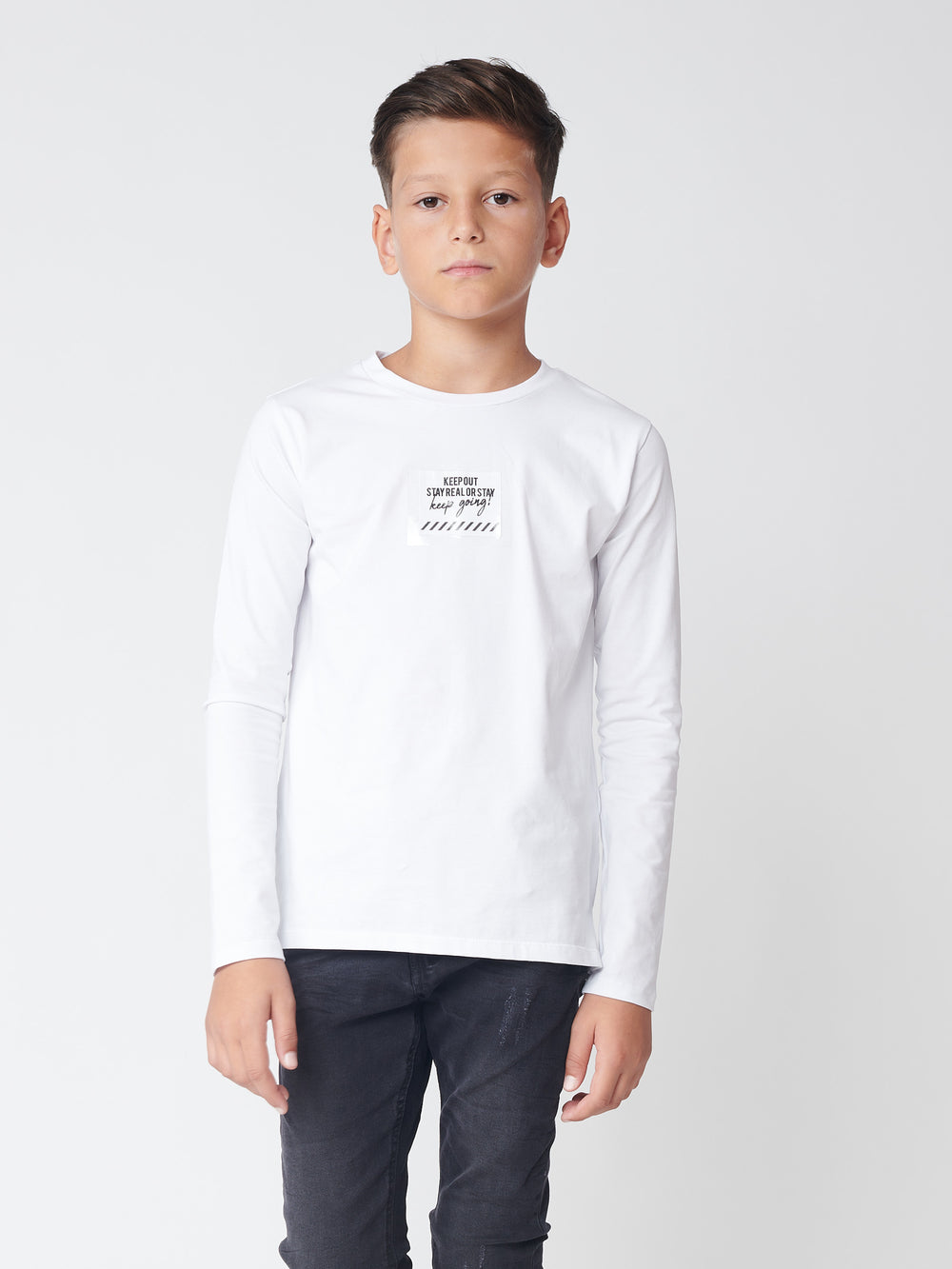 LONG SLEEVE T White / 14