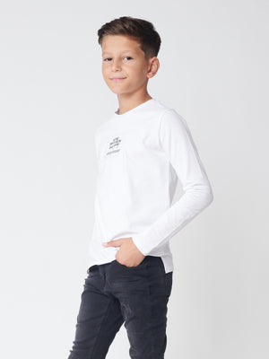LONG SLEEVE T White / 14