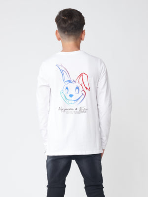 LONG SLEEVE T White / 14