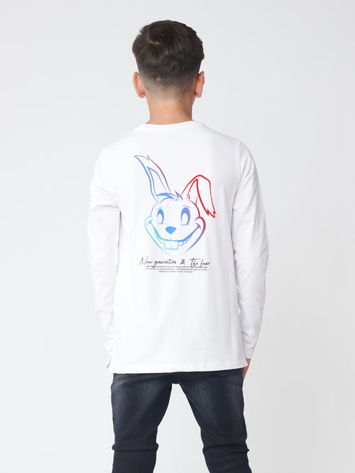 LONG SLEEVE T White / 14