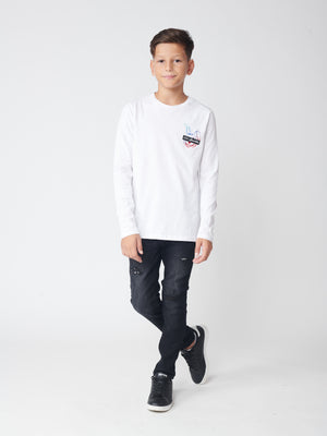 LONG SLEEVE T White / 14