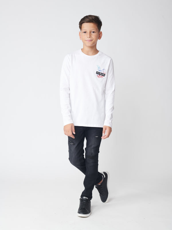 LONG SLEEVE T White / 14