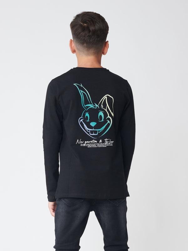 LONG SLEEVE T Black / 14