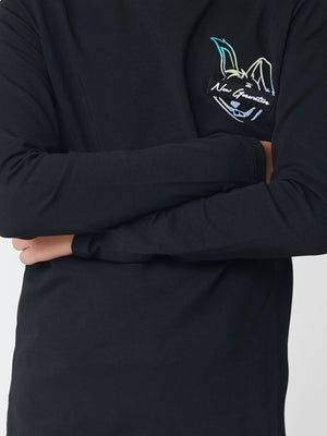 LONG SLEEVE T Black / 14