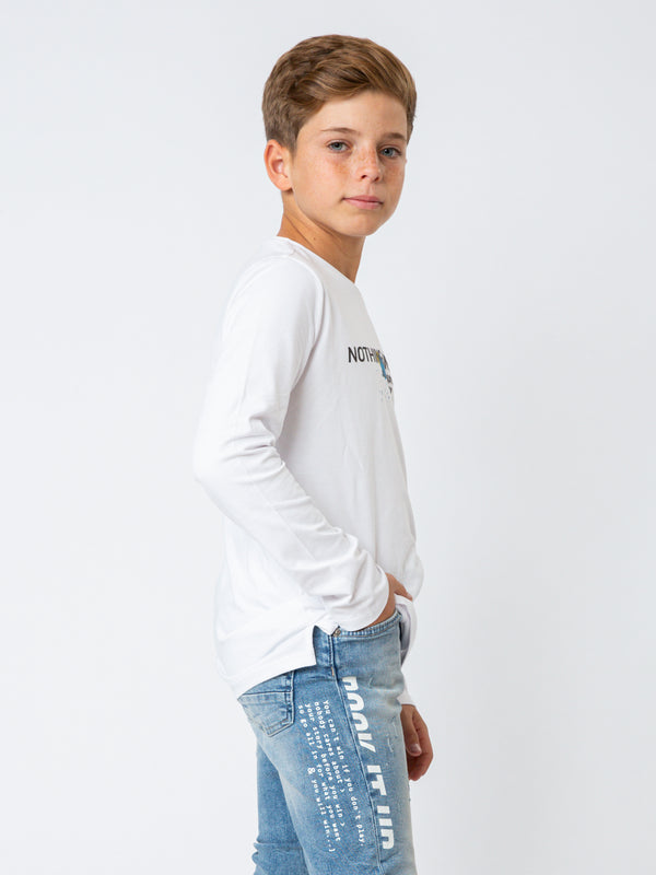 LONG SLEEVE T White / 14