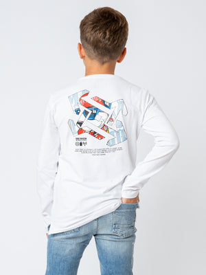 LONG SLEEVE T White / 14