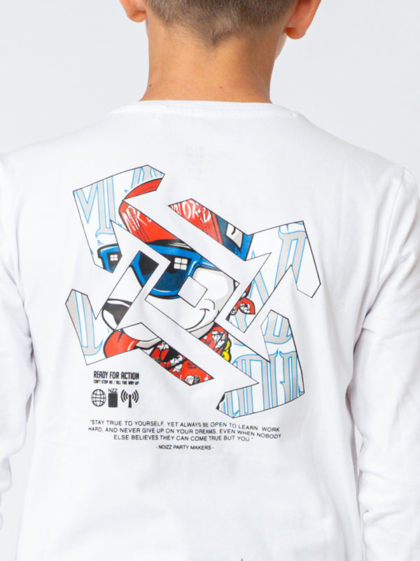 LONG SLEEVE T White / 14