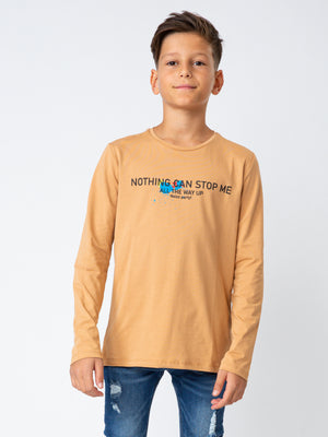 LONG SLEEVE T Camel / 14