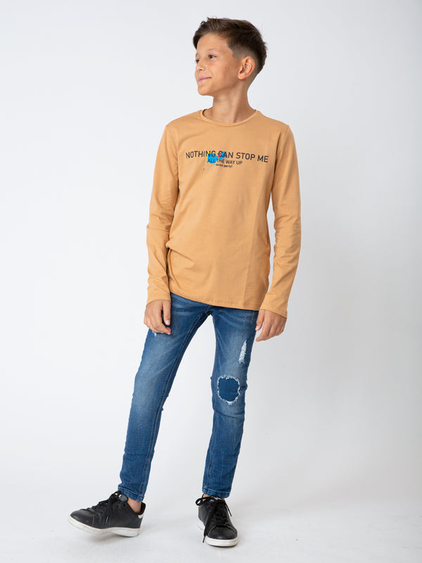 LONG SLEEVE T Camel / 14