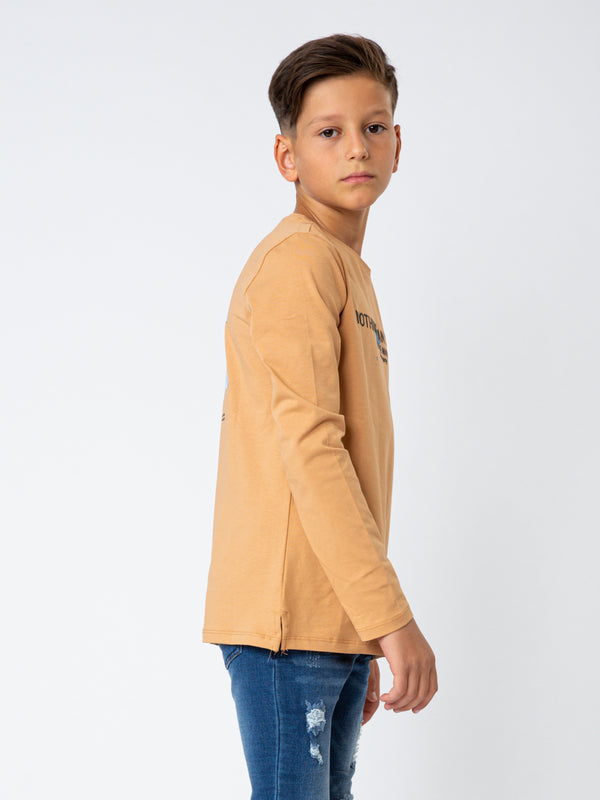 LONG SLEEVE T Camel / 14