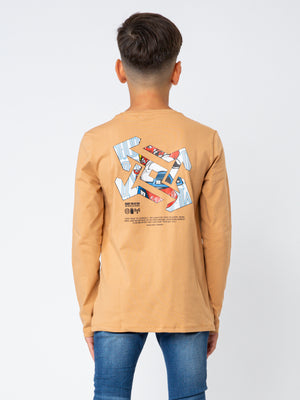 LONG SLEEVE T Camel / 14