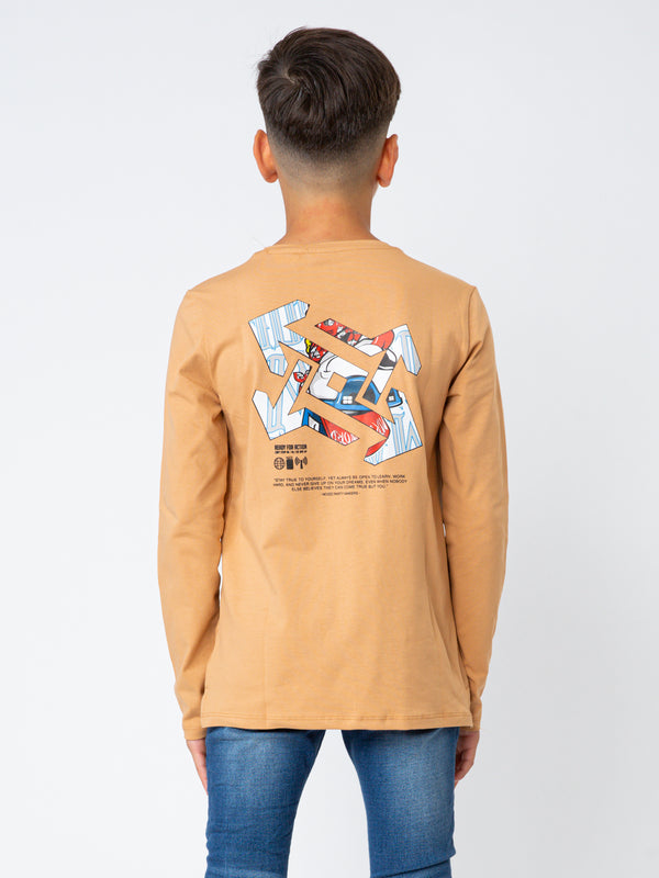 LONG SLEEVE T Camel / 14