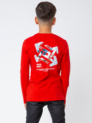 LONG SLEEVE T Red / 14