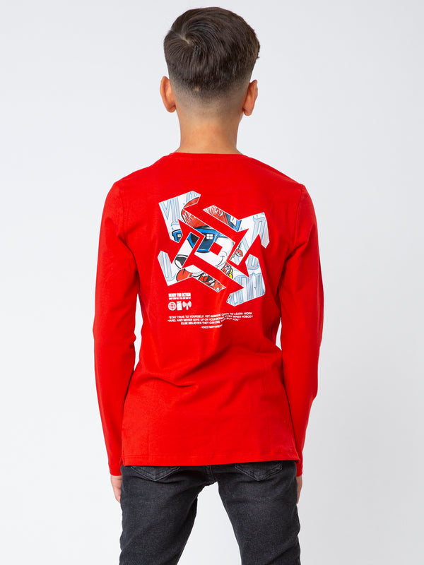 LONG SLEEVE T Red / 14