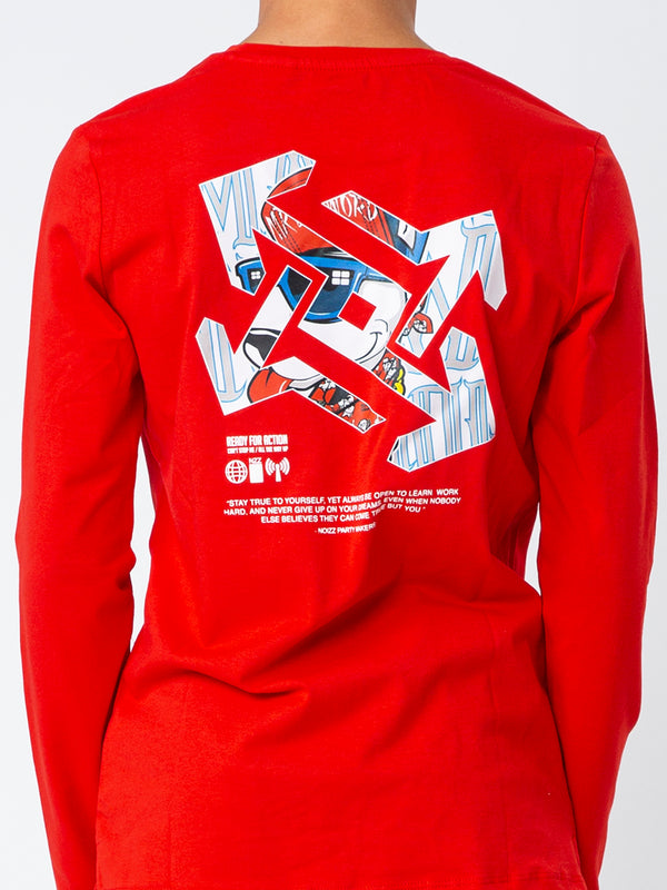 LONG SLEEVE T Red / 14