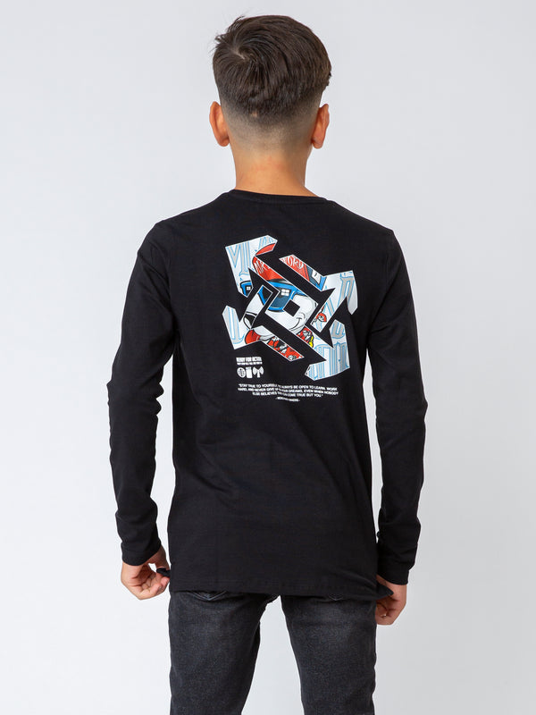 LONG SLEEVE T Black / 14