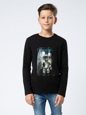 LONG SLEEVE T Black / 14