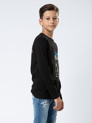LONG SLEEVE T Black / 14
