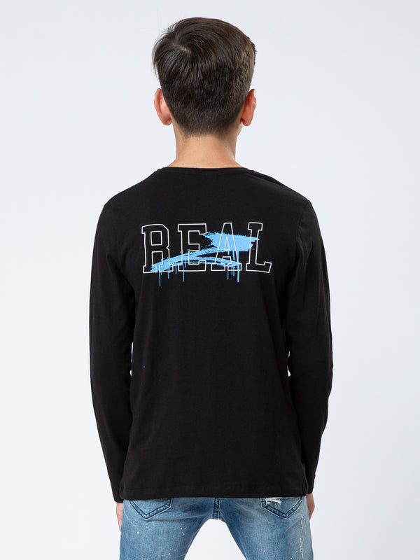 LONG SLEEVE T Black / 14