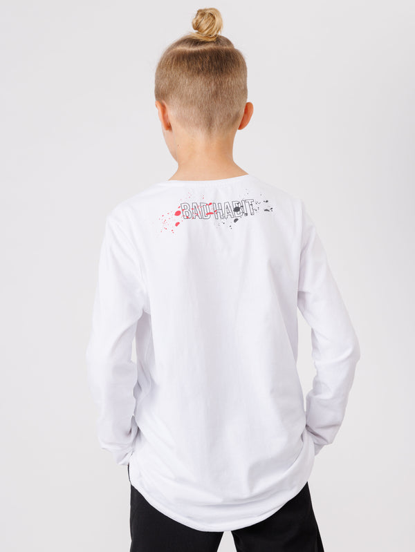 LONG SLEEVE T White / 14