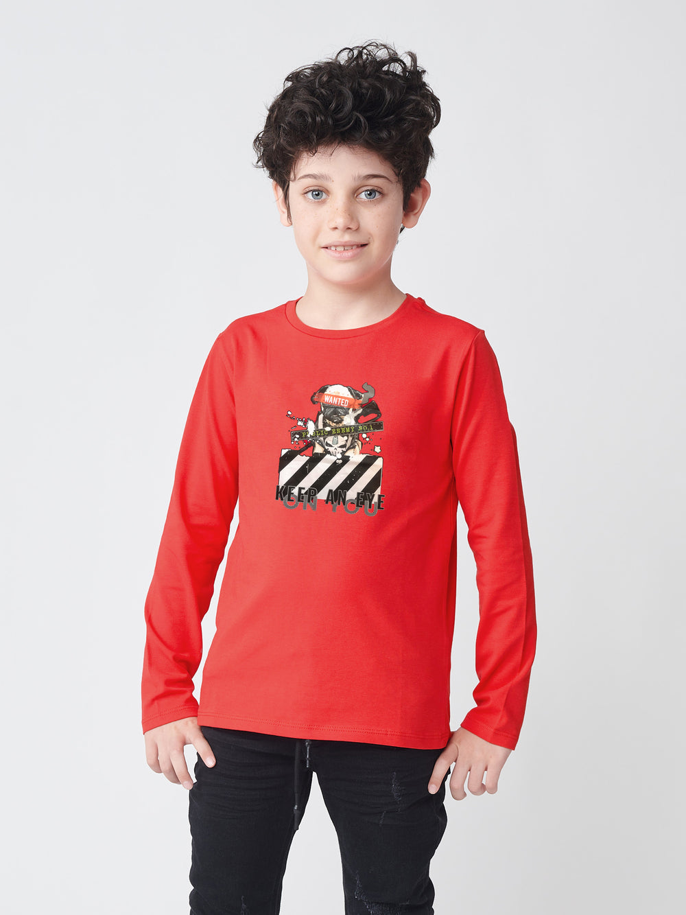 LONG SLEEVE T Red / 14