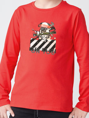 LONG SLEEVE T Red / 14