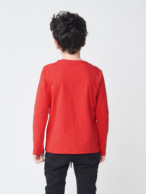 LONG SLEEVE T Red / 14