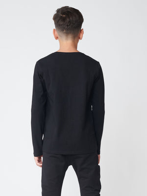 LONG SLEEVE T Black / 14