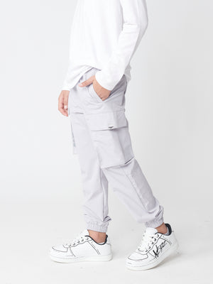 WOVEN PANTS Gray / 14