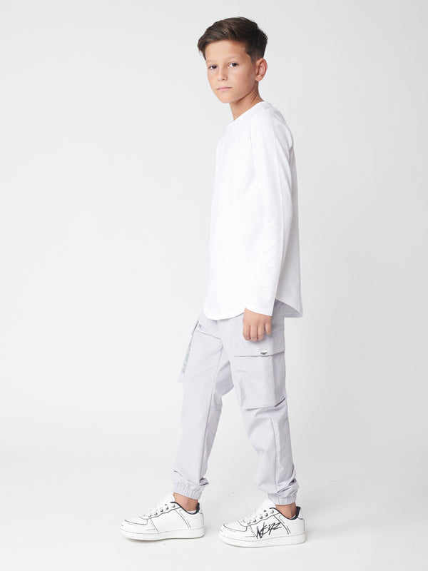 WOVEN PANTS Gray / 14