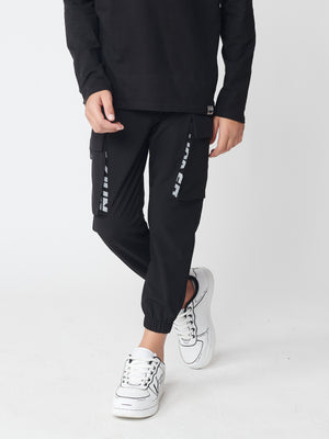 WOVEN PANTS Black / 14