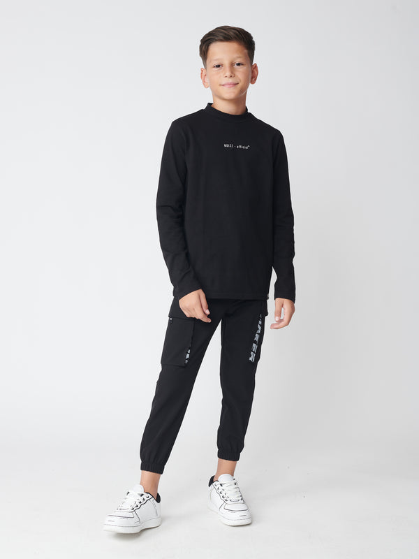 WOVEN PANTS Black / 14