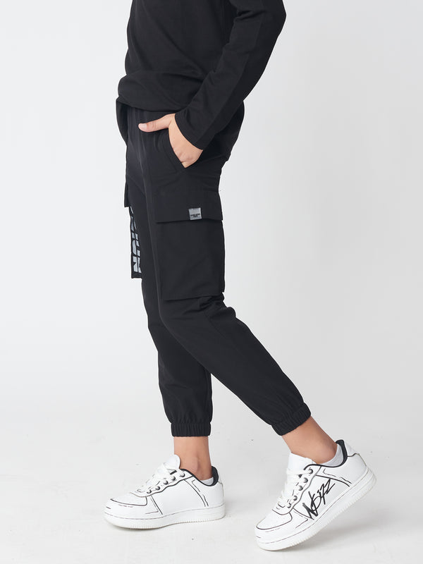 WOVEN PANTS Black / 14