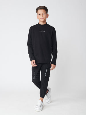 WOVEN PANTS Black / 14